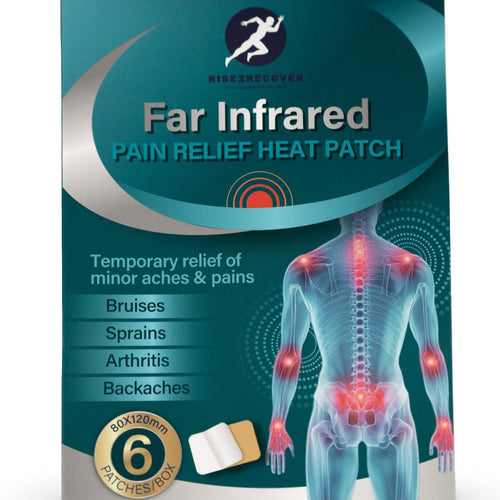 Rise2Recover Far Infrared Pain Relief Heat Patch Deep Heat Therapy for Lasting Relief